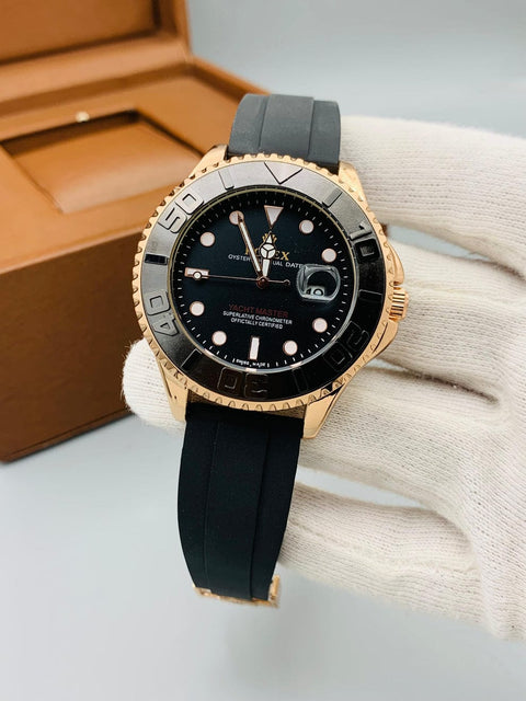 Automatic Movement Rose Gold Men Watch | Quartz