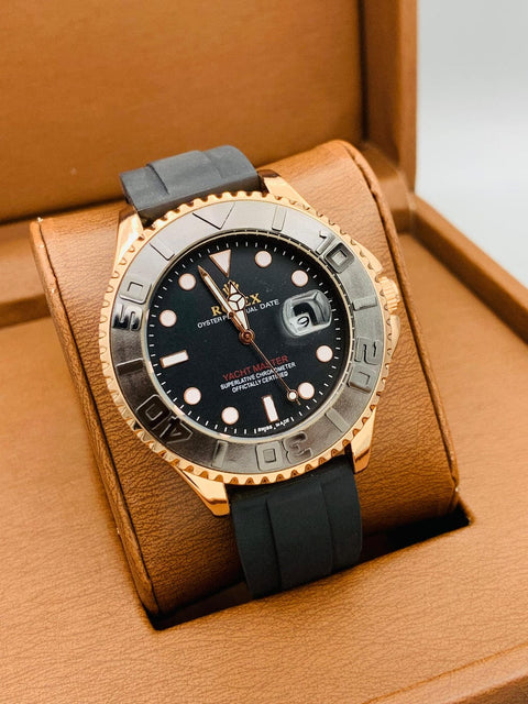Automatic Movement Rose Gold Men Watch | Quartz