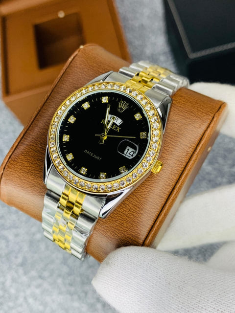 Day&Date Roman Model (Two Tone Black)