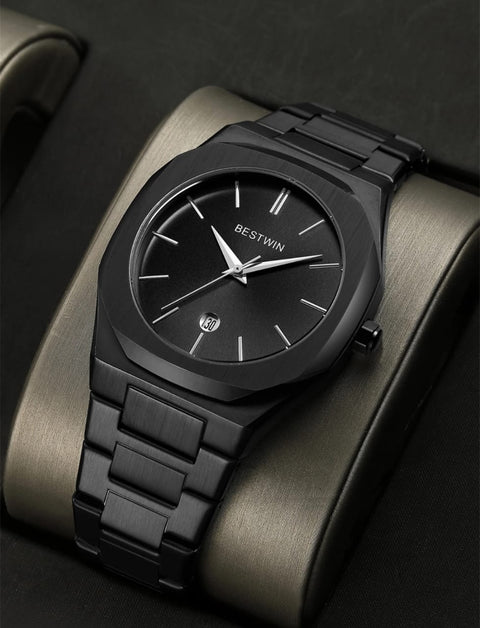 Luxury Men Wristwatch Business Waterproof Luminous Date Man Watch Stainless